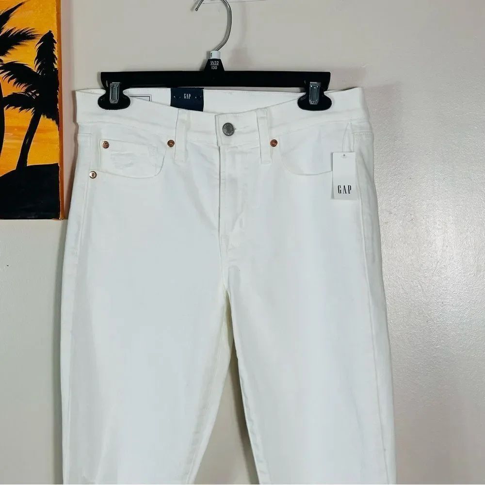 GAP White Ripped Jeans - Picture 2 of 11